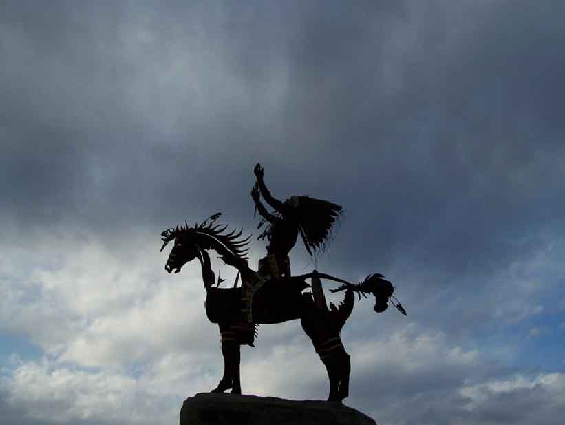 Sculpture amérindienne Nation Osoyoos